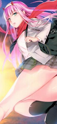 Zero Two iPhone Pro Max Wallpaper