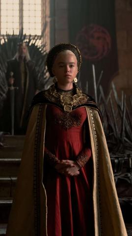 House Of The Dragon Young Princess Rhaenyra Targaryen Wallpaper 4k