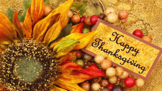Happy Thanksgiving Day Flower Desktop Wallpaper Theabridgetheabridge