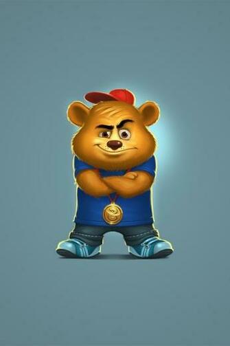 Cool Bear iPhone HD Wallpaper