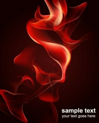 Red Fire Flame Abstract Background Vector