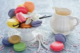 Colorful Macaroons Wallpaper Group