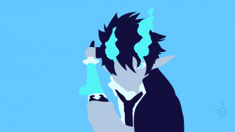 Blue Anime Wallpaper