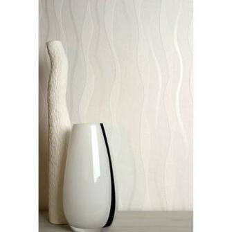 Pin Vinyl Textured White Squares 10m Blown Wallpaper