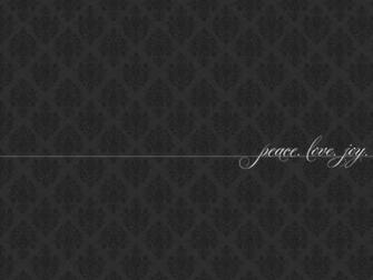Bie Peace Love Joy Holiday Wallpaper
