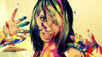 Women Paint Colors Bodypainting Wallpaper