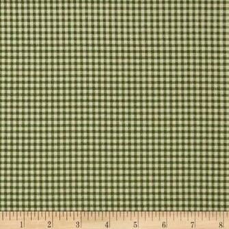 Home Fashions Madrid Check Fabric In New Green Per Yard