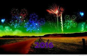 Happy New Year Fireworks Wallpaper Holidays