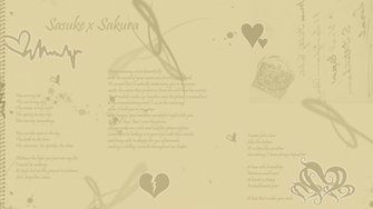 Sakuxsasu Love Letter Wallpaper Photo By Xdsasukeuchiha Photobucket