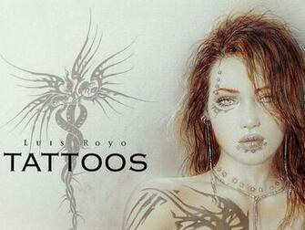 Wallpaper Tattoo Girl iPhone