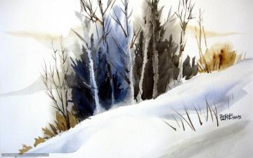 Wallpaper Picture Landscape Watercolor Desktop