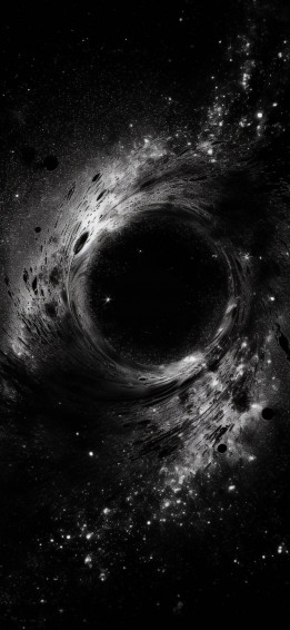 Black Hole Aesthetic Wallpaper