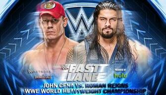 Wwe Fast Lane Custom Match Card By Sebaz316