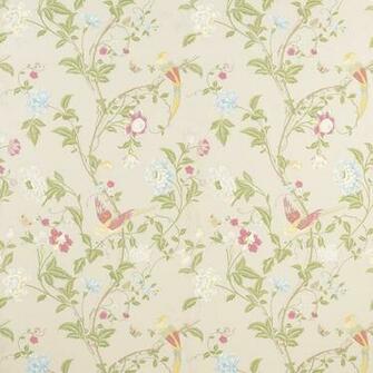 Home Decorating Wallpaper Summer Palace Linen Floral