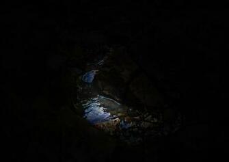 HD Wallpaper Quelle Blau Wasser H Hle Steine Fels Nacht