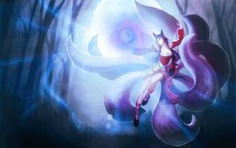 Wallpaper Ahri League Of Legends