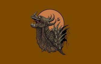 Wallpaper Figure Monster Background Godzilla Art