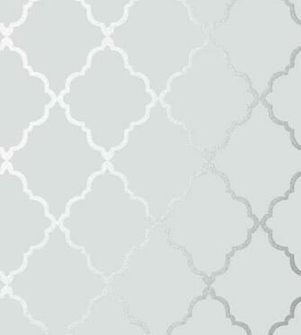 Klein Trellis Silver On Grey Wallpaper Seraphina Anna
