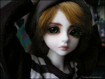 Cute Doll Girl Sad