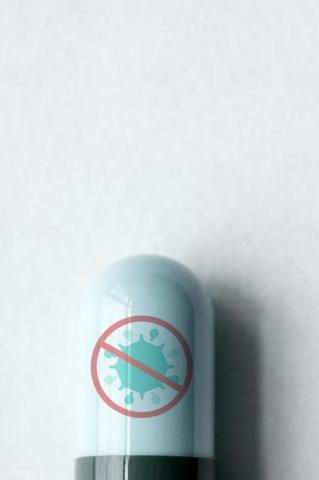 Antiviral Medication On A White Background Image By