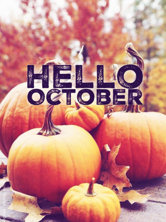 Hello October Image Wallpaper