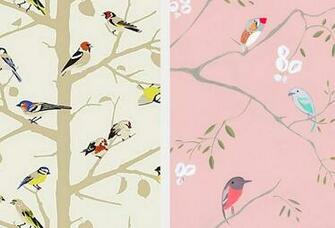 Summer Wallpaper From Schumacher Bird Via Jolly Bureau