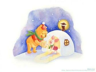Winnie The Pooh Christmas Wallpaper