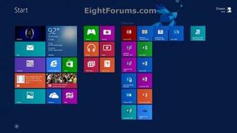 Start Screen Show Desktop Background Windows Default