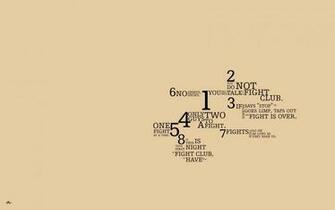 Fight Club Wallpaper Typography