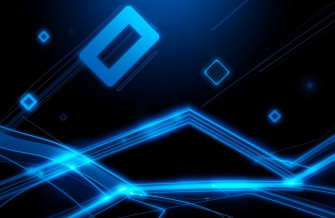 Black And Blue Tech Wallpaper