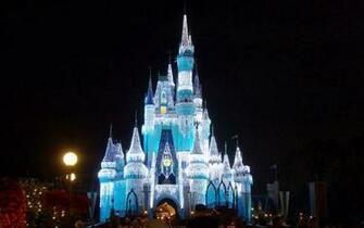 Disney Musings Cinderella Castle Christmas Lights Desktops