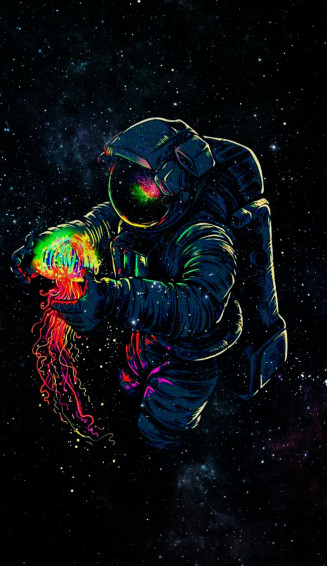 Aesthetic Space Astronaut Wallpaper 4k