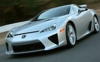 Silver Lexus Lfa Desktop Wallpaper