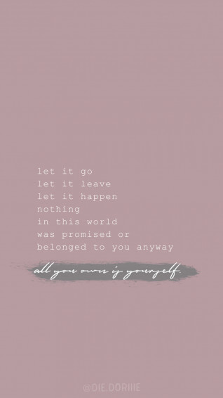 Let Go Wallpaper