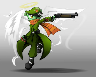 Angel With A Shotgun By Blindsnipelancer