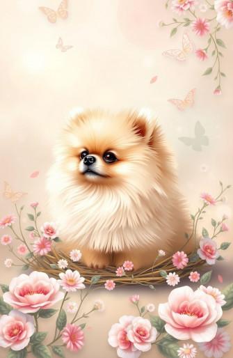 Teacup Pomeranian Wallpaper