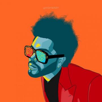 The Weeknd Vector Illustration Wallpaper After Hours