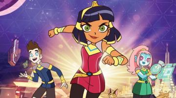 Cleopatra In Space Sky