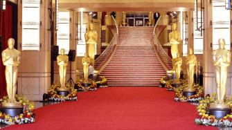 The Oscars Red Carpet Entrance Wallpaper
