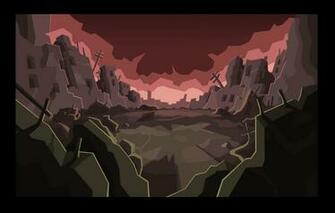Destroyed City Background By Uomocacca89