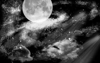 Stars Moon Skyscapes Wallpaper