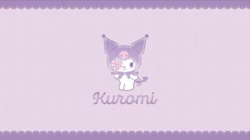 Be Positive Kuromi Desktop Wallpaper