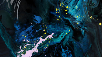 Wallpaper Abstract Colorful iPad Pro Dark 4k Os