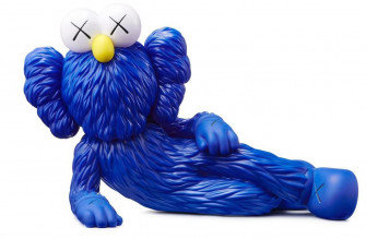 Kaws Time Off Vinyl Figure Blue Cards And Culture