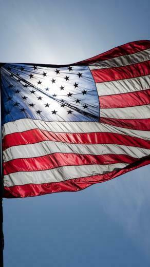 Wallpaper Flag Day Usa Event Street Sky Sun Holidays