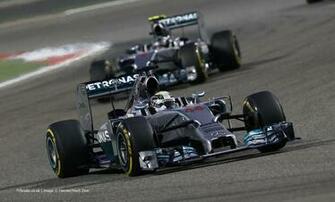 Lewis Hamilton Nico Rosberg Mercedes Bahrain