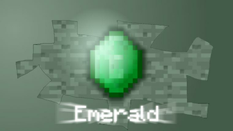 Minecraft Emerald Wallpaper By