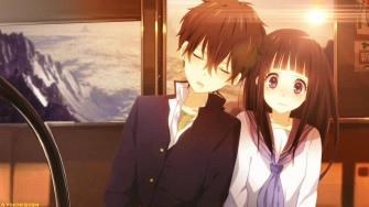 Aesthetic Anime Couple Wallpaper