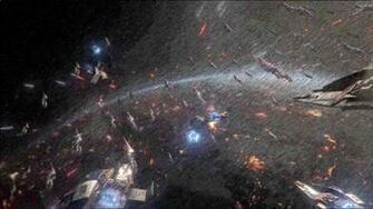 Halo Space Battle Wallpaper Image