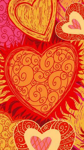 Art Hearts iPhone 5s Wallpaper iPad